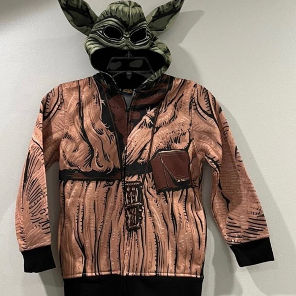 Boys Star Wars Yoda Hoodie Sweatshirt - Size Small